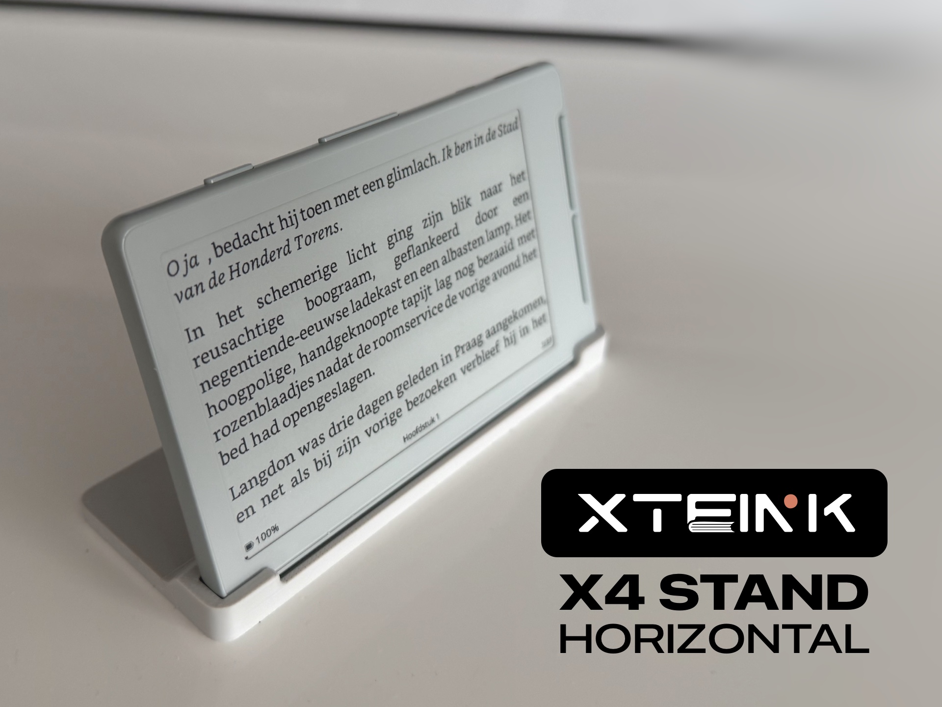 Miniatura 2 do modelo 3D Xteink X4 E-Reader Stand