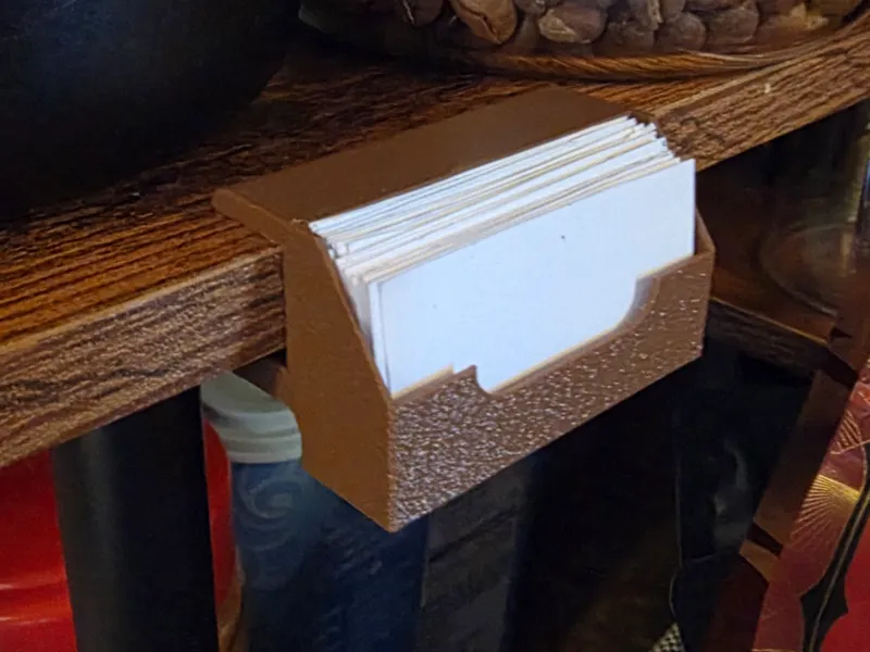 Clamp-On Small Label Holder - 2" x 1" Labels