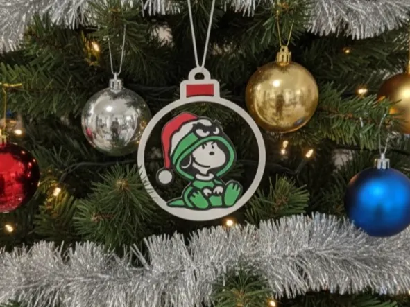 Pallina natalizia Snoopy Grinch