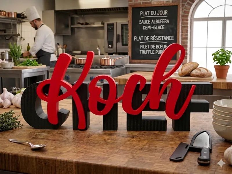 Chefkoch - Elegant Kitchen Sign
