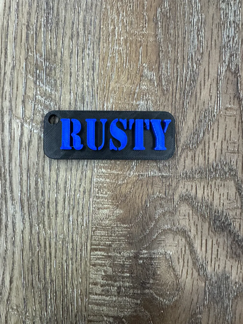 Rusty name tag by RemyJimmy_YT - MakerWorld