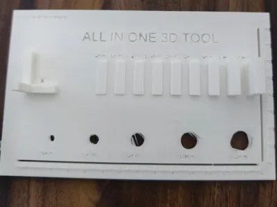 All-In-One 3D Printing Learning & Measurement Tool