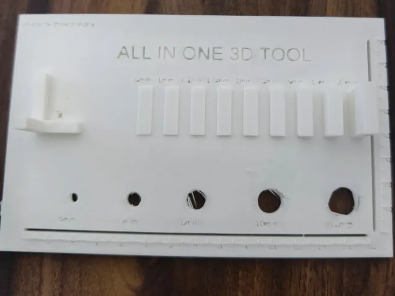 All-In-One 3D Printing Learning & Measurement Tool
