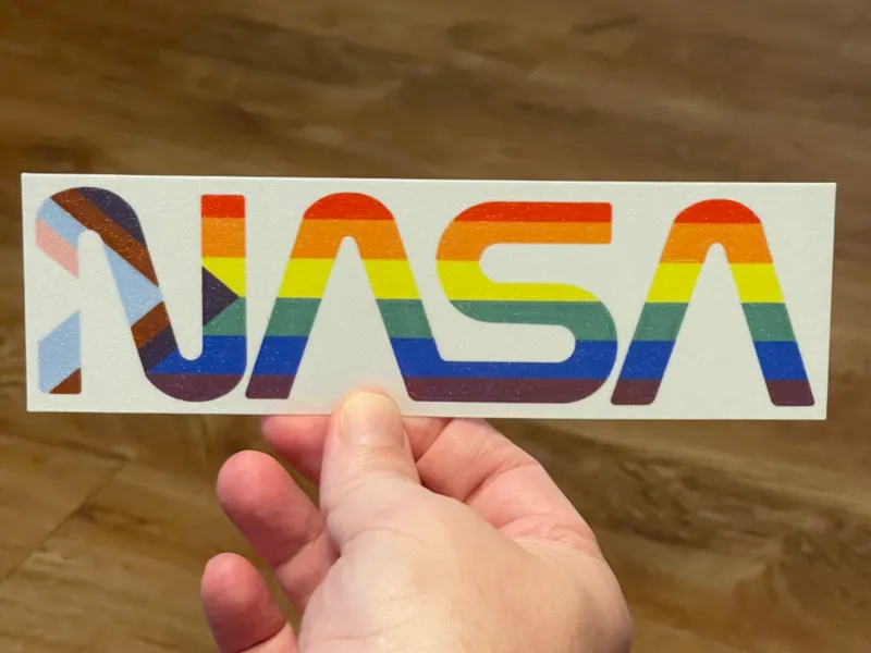 LGBTQ+ Pride NASA Worm