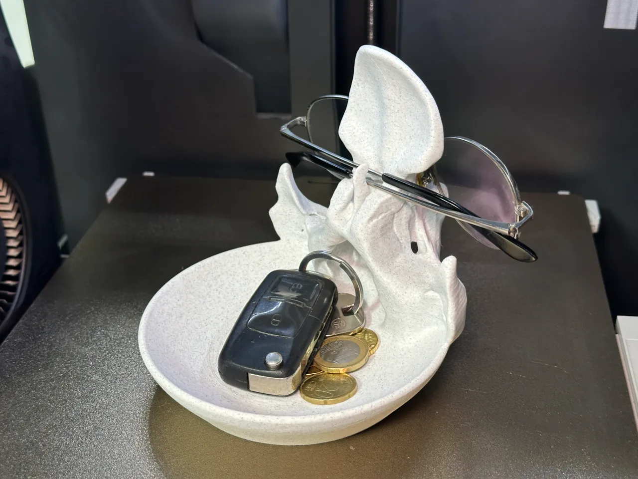 Glasses Holder Skull Bowl - Glasses and Keys Stand view 4