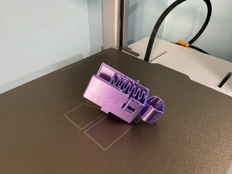 overengineered Print-In-place Waste Launcher