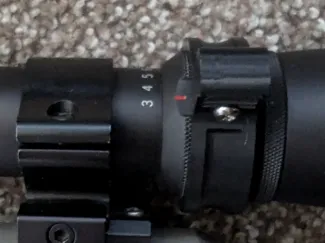 Magnification ring lever Redfield 3-9 x 40 scope