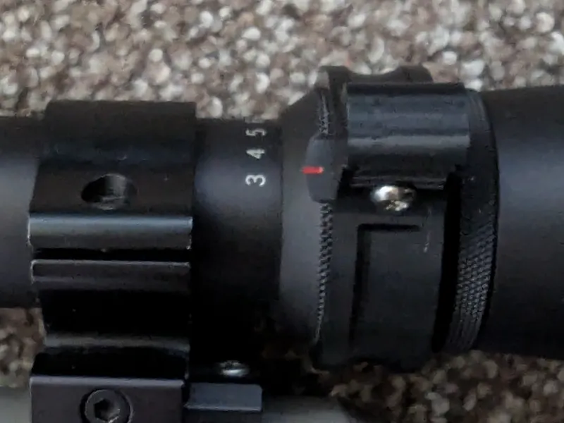 Magnification ring lever Redfield 3-9 x 40 scope