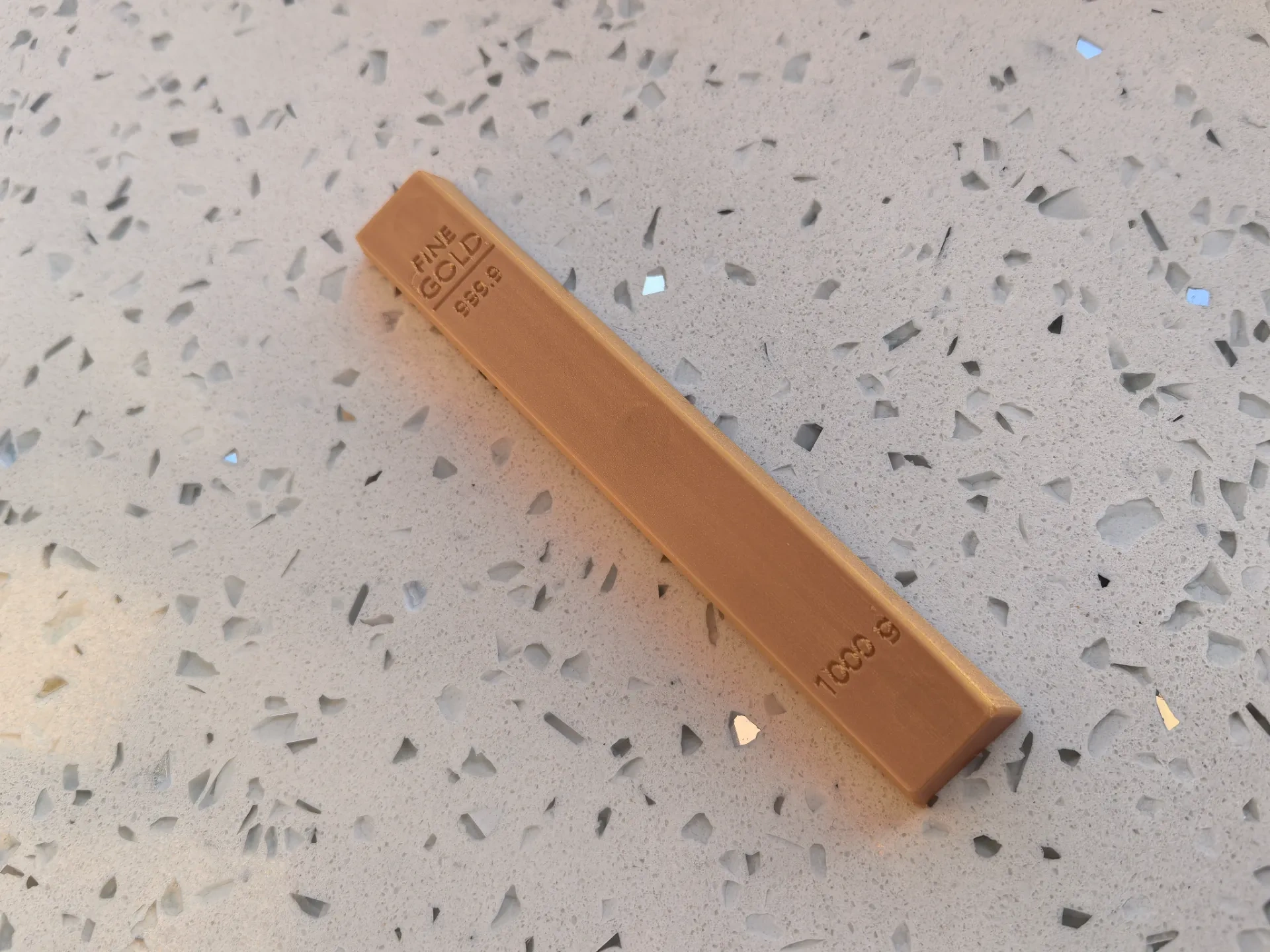 Miniatura 3 do modelo 3D Golden keycaps 黄金键帽 空格键键帽  Enter键键帽  敲金砖