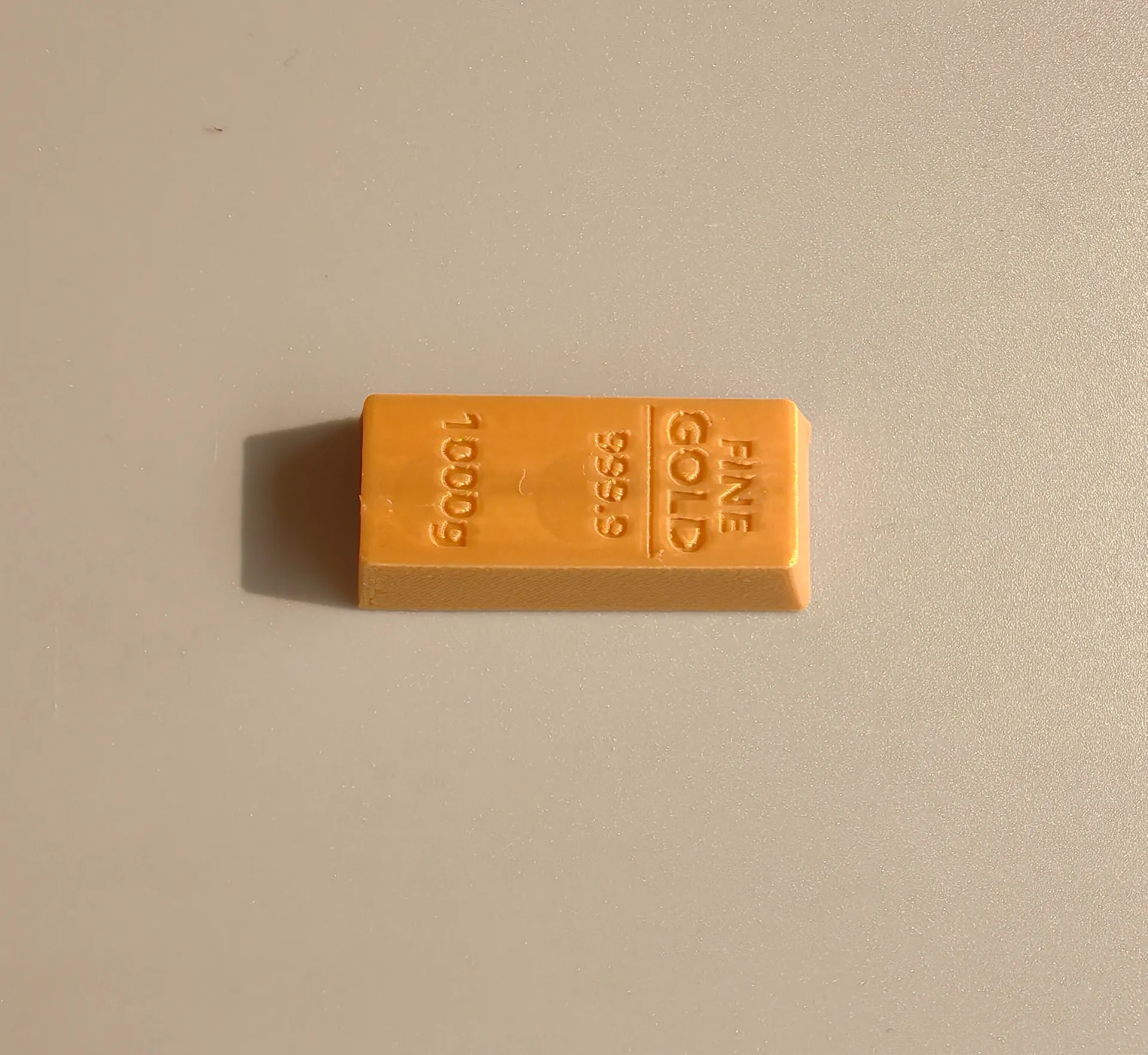 Miniatura 1 do modelo 3D Golden keycaps 黄金键帽 空格键键帽  Enter键键帽  敲金砖