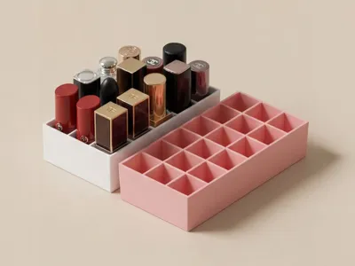Practical 18-Slot Lipstick Organizer