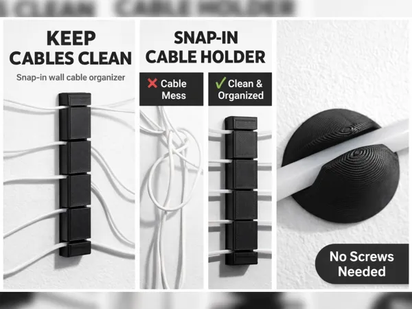 Organiseur de cables sans vis