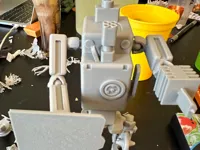 0.2mm layer, 2 walls, 15% infill, Supports enabled