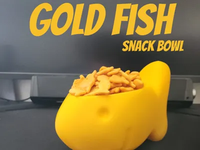 Gold Fish Snack Bowl