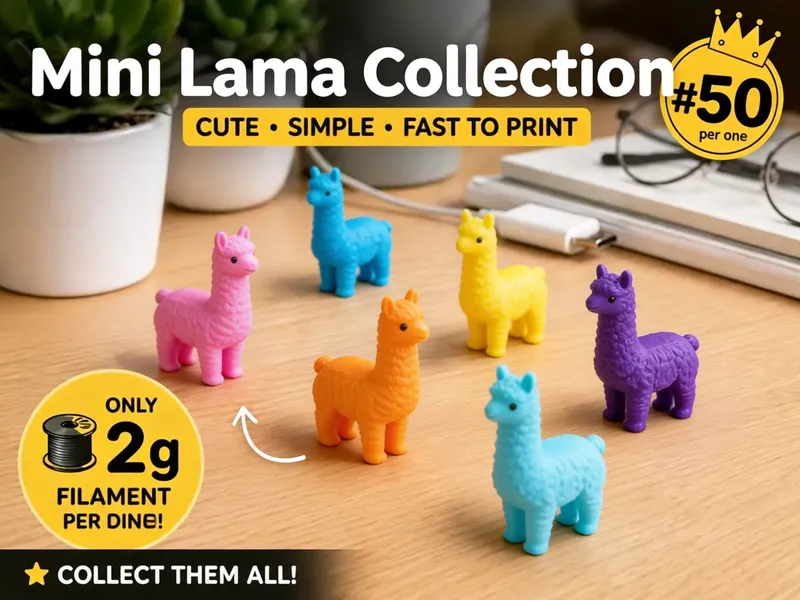 Mini Lama Fidget - Micro Zoo