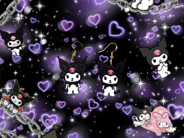 Kuromi earrings