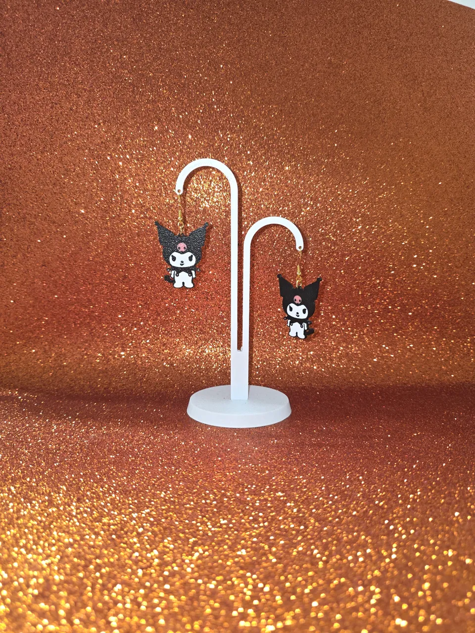 Kuromi earrings view 3