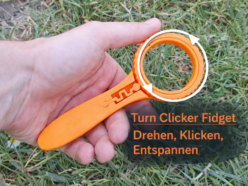 Turn Clicker Fidget - Free 3D Print Model - MakerWorld