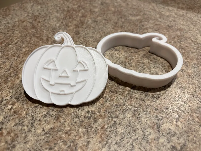Pumpkin Cookie Cutter & Stamp