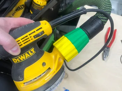 Festool D27 vacuum hose to Dewalt adapter