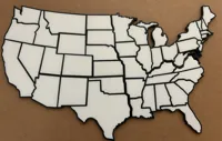 Carte-cadre des États-Unis en pièces détachées — photo 1