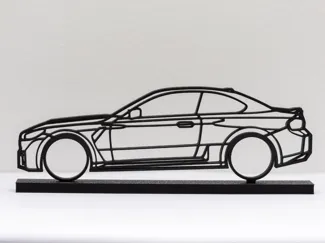 BMW M2 G87 Silhouette – A Freestanding Sculpture