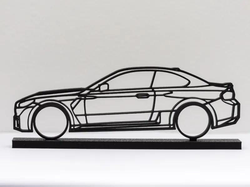 BMW M2 G87 Silhouette – A Freestanding Sculpture