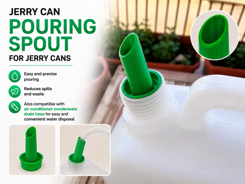 Condensate Drain Funnel & Jerry Can Spout