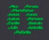 2026-03-03 request, PoetsenOne font, various names