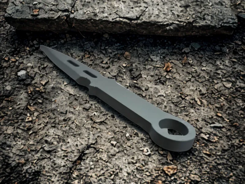 Tiny Trowing knife