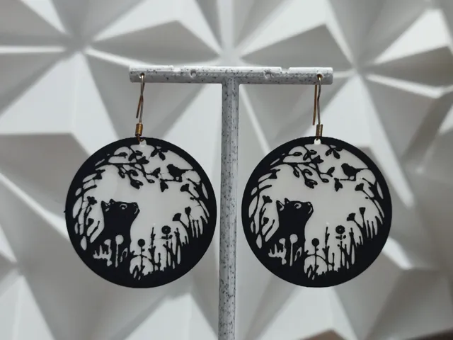 Aretes Guardián del Jardín Secreto