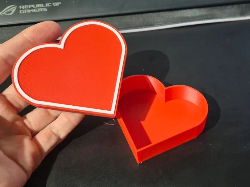 Scatola a cuore semplice - Simple Heart Box