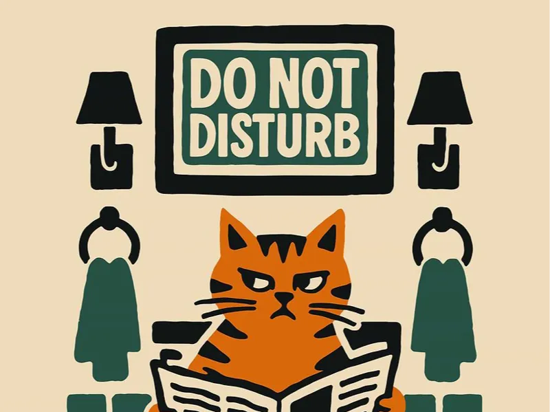 Cat Toilet Wall Art