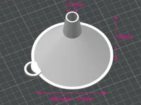 Diameter 110mm x Height 96mm (6mm x 3mm Magnet)