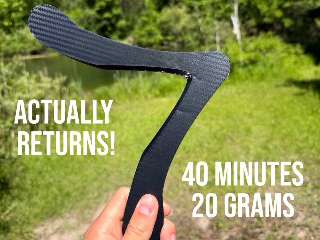 V-Shaped Returning Boomerang