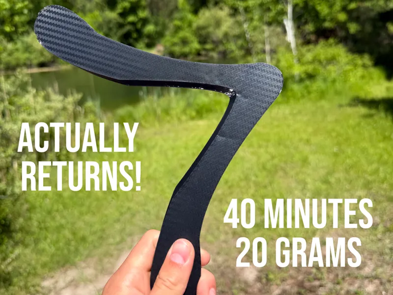 V-Shaped Returning Boomerang