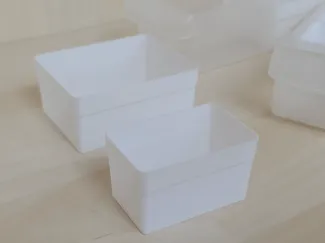 Light fitted trays for Akro Mils small drawers