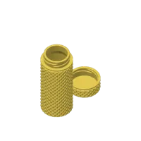 Knurled Container 70x20mm
