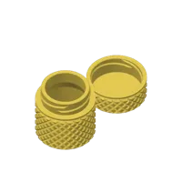 Knurled Container 30x20mm