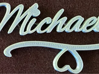 Name Glas Tags / Markierer