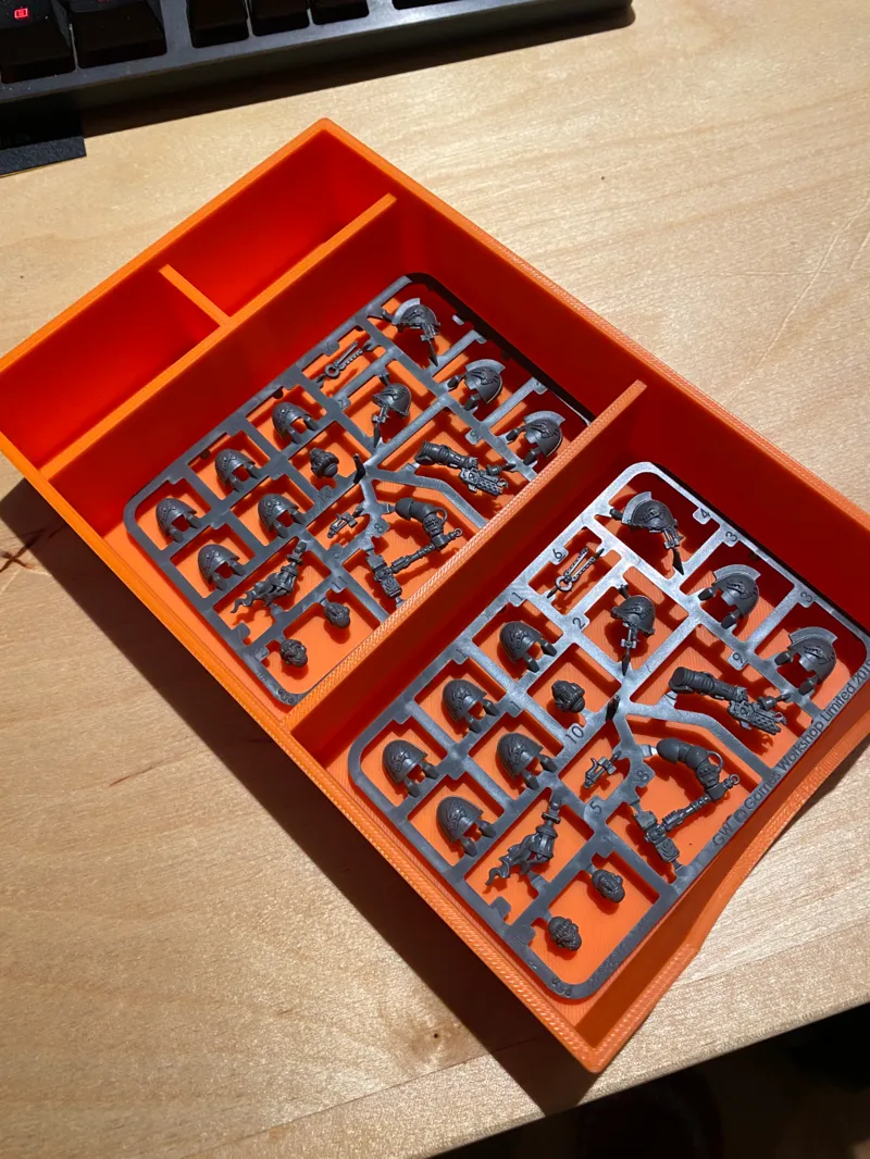 Custom Tray with individual sections for PaintPal Studio 