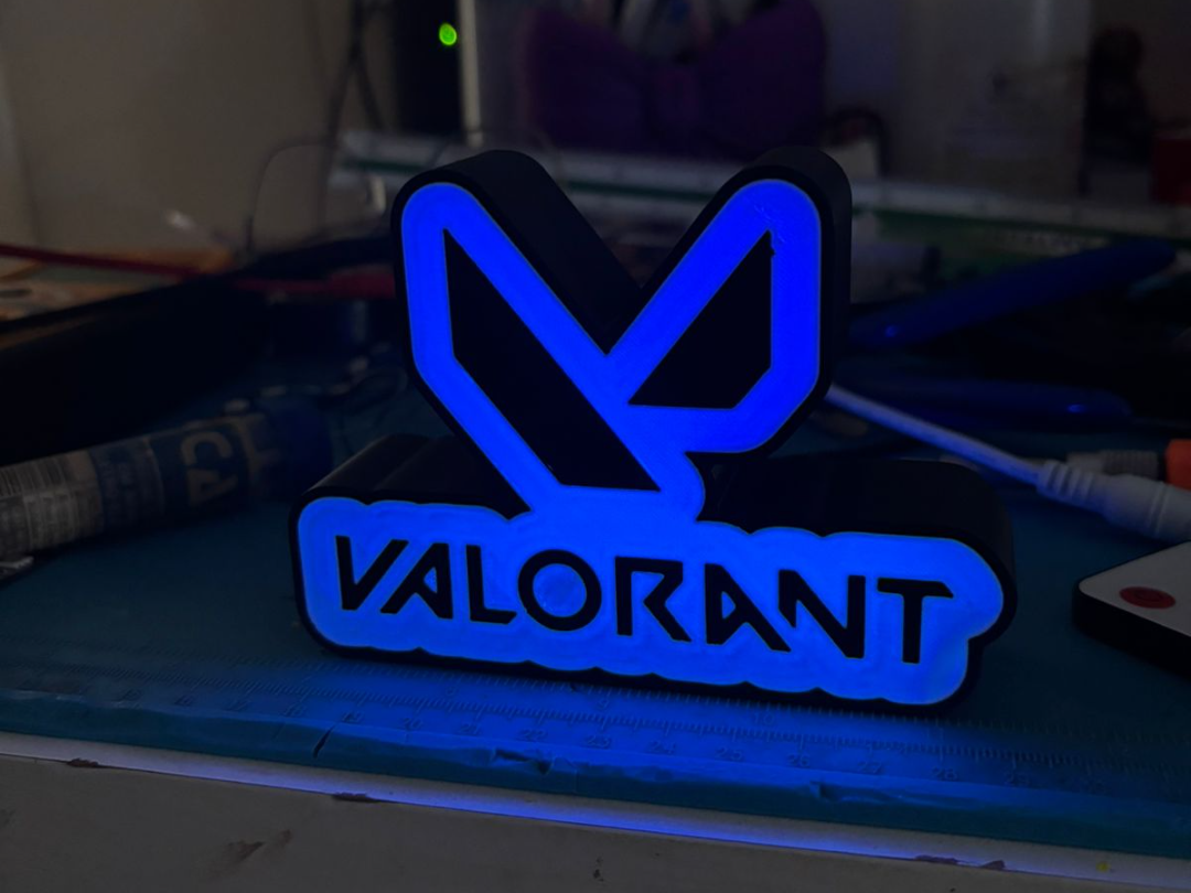 Luminária Logo Valorant
