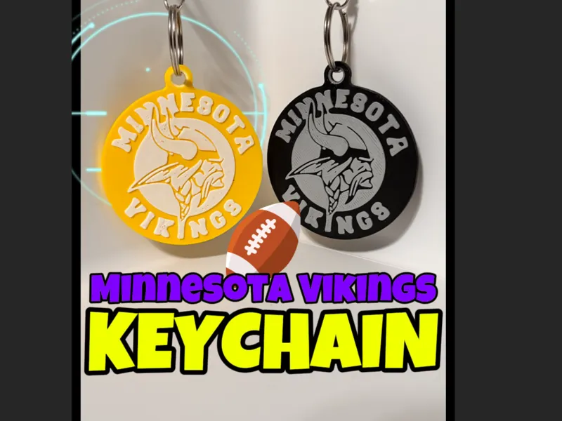 Minnesota Vikings KEYCHAINS - SKOL