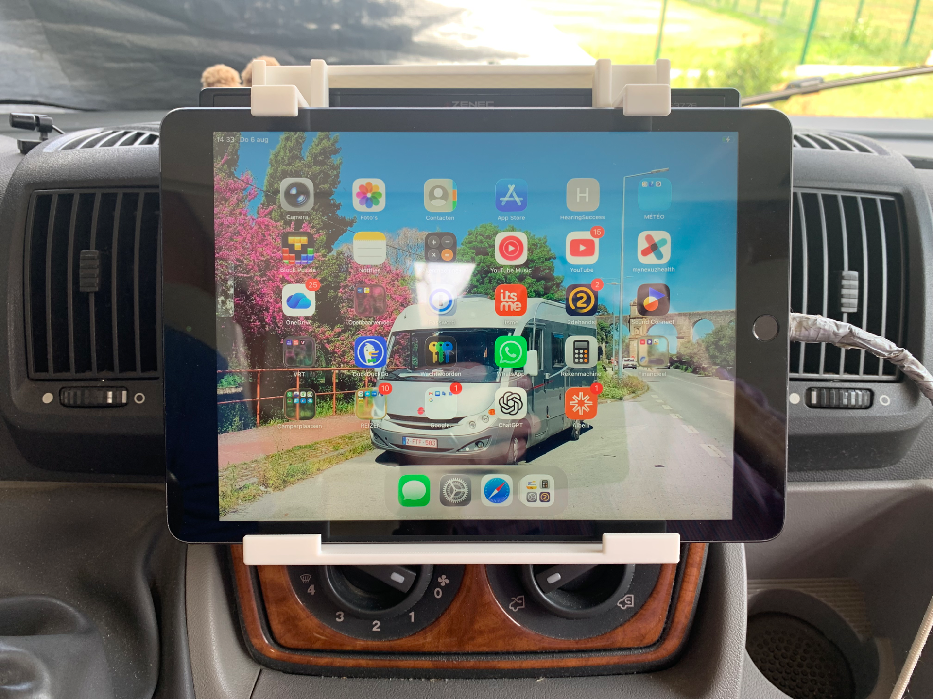 Ipad Holder for dashboard 3D model