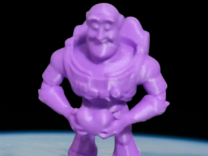 Buzz Lightyear holding a heart