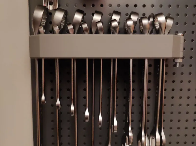 Pegboard Wrench Organizer