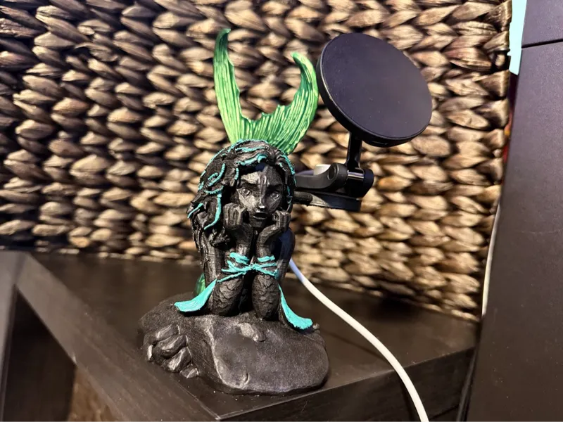 Mermaid Statue Magsafe iPhone Charger holder