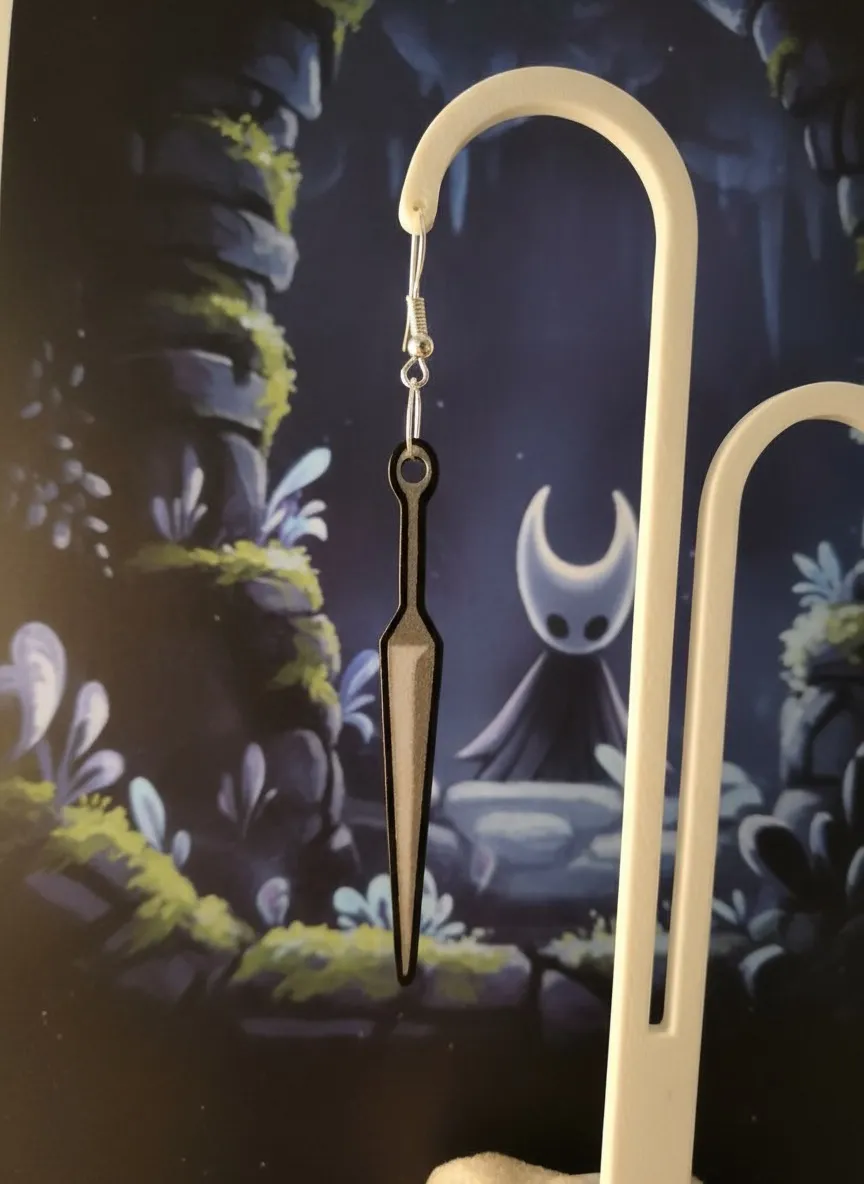 Hornet Needle Earrings - Silksong view 3