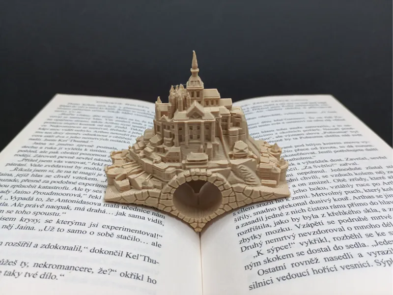 Mt. Saint Michel finger bookmark