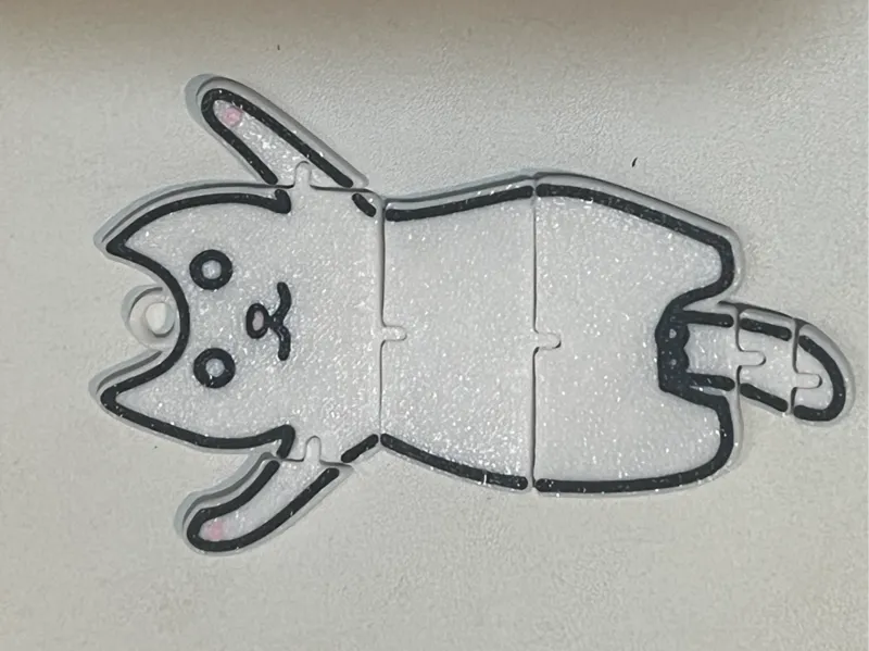 貓咪吊飾 絞鍊吊飾 cat pendant